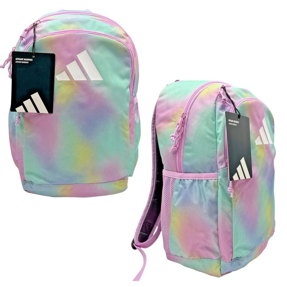 Adidas Girls School Affiliate Backpack Gradient Lilac Multicolor Medium 18X16X5
